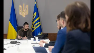 Президент Володимир Зеленський поспілкувався з представниками українських медіа.