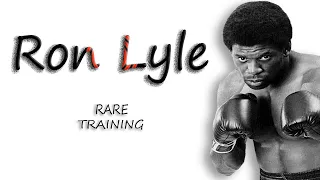 Ron Lyle RARE Training In Prime
