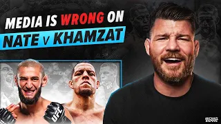 BISPING: MMA MEDIA is WRONG about Nate DIAZ vs KHAMZAT Chimaev!