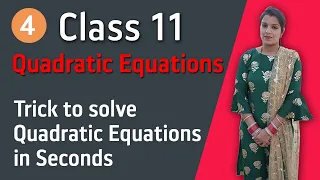 Trick to Solve Quadratic Equations in Seconds