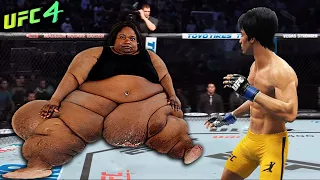 UFC4 | Bruce Lee vs. Sumo Black Girl (EA sports UFC 4) - rematch