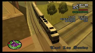 GTA San Andreas Freight Train Side Mission Complete