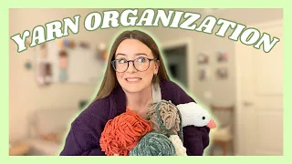 VLOG: Organize My Crochet Studio With Me! (with yarn organization tips)🧶✨ | Hooks and Heelers