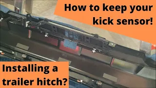 How To Retain Rav4 Prime Kick Sensor when Installing a Trailer Hitch