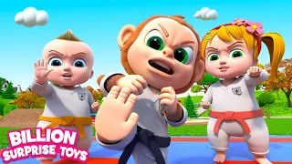 Taekwondo Training Songs for Toddlers - BillionSurpriseToys Nursery Rhymes, Kids Songs