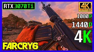RTX 3070 Ti | Far Cry 6  Tested in 1080p, 1440p, 4k (ULTRA Settings)