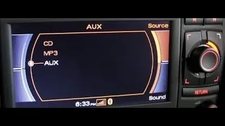 Audi RNS-E bluetooth adapter instalation + coding AUX