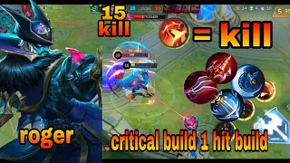 roger jungler:critical build 1 hit build part2😈😈😈