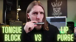 Tongue Blocking VS Puckering for Playing Single Notes (Harmonica Lesson)