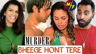 BHEEGE HONT TERE -  Song REACTION!! | Murder Movie | Emraan Hashmi | Mallika S | Hindi Song