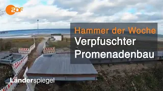 Verpfuschte Promenade in Boltenhagen | Hammer der Woche vom 21.11.20 | ZDF