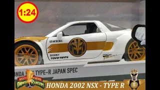 UNBOXING PowerRangers HONDA NSX 2002 1/24 JADA TOYS #diecast #jadatoys #powerrangers  #honda