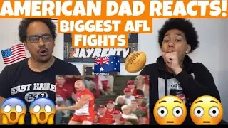 AMERICAN 🇺🇸  DAD REACTS TO Biggest AFL Hits (Part.1)