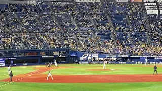 ９回裏２アウトからピッチャー交代⚾️藤川球児に代打大和がホームラン