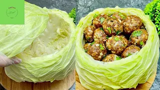 I have never eaten such a delicious cabbage. New cabbage recipe. Basil food channel.