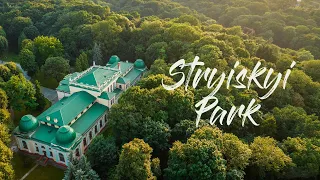 Стрийський парк Stryiskyi Park Lviv drone