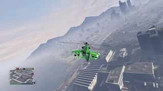 Gta 5 Online Destroying Oppressor mk 2 spammers with the Savage!