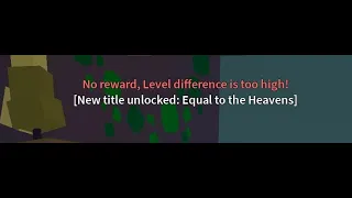 accidentally getting Equal to the Heavens?!