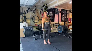 Strong Monster Woman Deadlifts 465lbs | CrossFit Motivation | #shorts