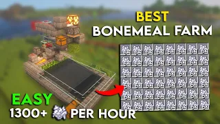 BEST 1 19 BONEMEAL FARM for Minecraft! Minecraft Bedrock (MCPE/Xbox/PS4/Nintendo Switch/PC)