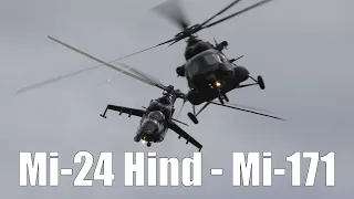 Mi-24V Hind & Mi-171 Hip Amazing Crossover - Friday Training Flight [Pori 2022]