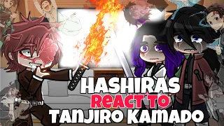 HASHIRAS React TO Tanjiro KAMADO (Angst) KNY ||Gacha reacts
