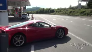 Ferrari 458 Italia sound - accelerations & fly-by's; 1080p HD