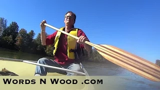 HOW TO Make a Custom Laminated Canoe Paddle (WnW #72)