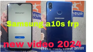 #Samsung a10s frp bypass google account new video 2024