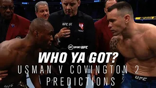 UFC 268: Usman v Covington 2 Predictions!