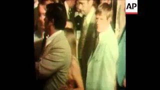 SYND 09/07/72 WALLACE AND MCGOVERN ATTEND DEMOCRATIC PARTY NATIONAL CONVENTION IN FLORIDA