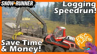 Speedrun Logging Tips! Spruce Up Your Tactics - SNOWRUNNER