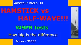 Ampro Hamstick vs EFHW on 80m!!!
