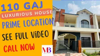 110 Gaj Beautiful 3 Bhk Kothi Call 8553770770 Prime Location ♥️ Sunny Enclave Gmada Approved Sec 125