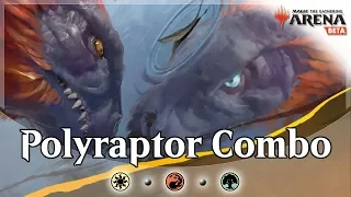 Infinite Polyraptor Combo | Naya Dinosaurs Tribal | MTG Arena Gameplay and Deck Guide