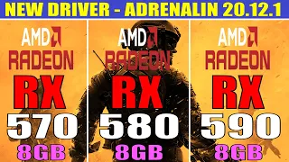 RX 570 vs RX 580 vs RX 590 || RYZEN 5 5600X || NEW DRIVER || PC GAMES TEST ||