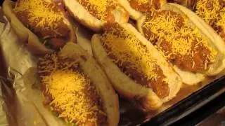 Food Friday: Oven baked chili dogs