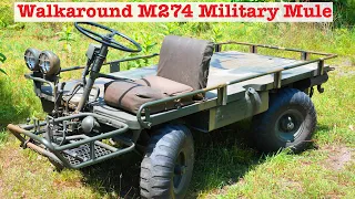 History of Army/Marine M274 Mechanical Mule or Military Mule & Walkaround