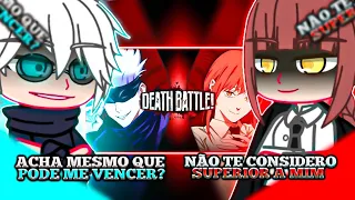 Chainsaw man Reage Makima Vs Gojo Death Battle Parte 2