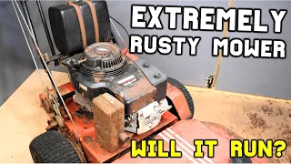 Extremely Rusty Exmark Victa Mower Can We Fix it?