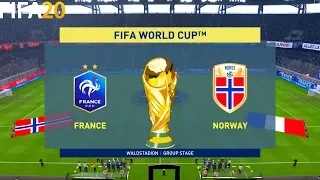 FIFA 20 | France vs Norway - Fifa World Cup - Full Match & Gameplay