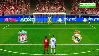 Champions League 2022 Final | Liverpool Vs Real Madrid | Penalty Shootout | eFootball PES Gameplay
