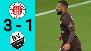 St Pauli 3-1 Sandhausen #MTU