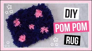 Easy DIY Pom Pom Rug + 2 Easy Ways To Make Pom Poms