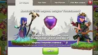 I got the Legends League Banner on my TH11! 🔥