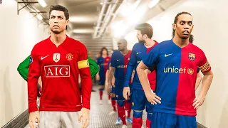 PES 2021 | Manchester United Legends vs Barcelona Legends Gameplay