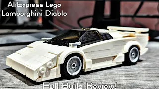AliExpress Lego Lamborghini Diablo Full Speed Build Review!