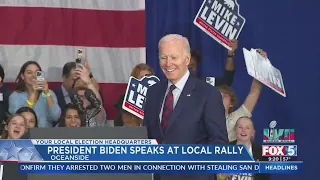 President Biden Speaks At Rally In Oceanside