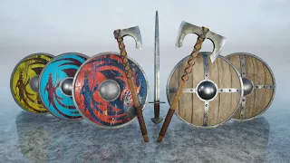 Viking Shields and Weapons asset pack