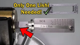 How To Use a 6 Pin Lishi Pick and Decoder (SC4, KW5, etc) On 5 Pin Locks! | Lishi Standoff Spacer